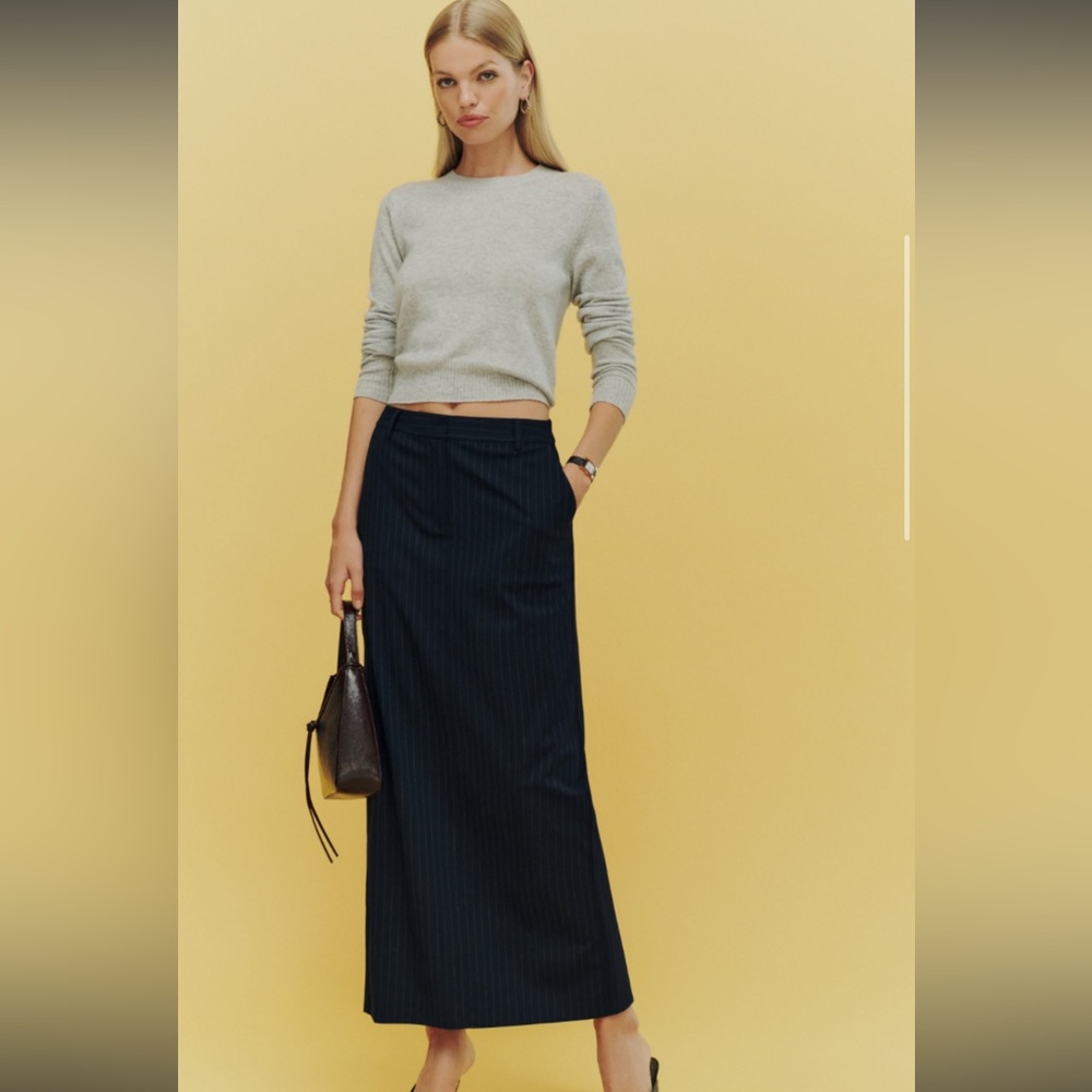 Reformation Cairo Mid Rise Maxi Skirt